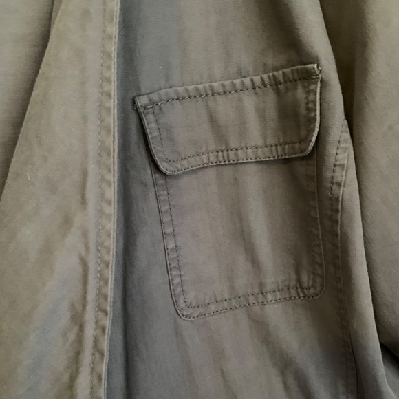 Caslon Open Front Draped Collar Utility Jacket - Picture 4 of 10